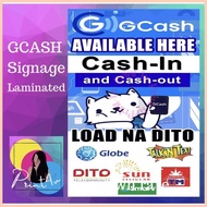 ◷ ๑ ◇ Gcash rate laminated waterproof