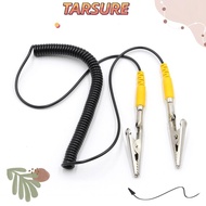 TARSURR Coiled Cord, 180cm / 71" PU,Metal Anti-Static ESD Grounding Cable, Male-to-Female Polyuretha