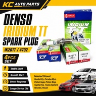 IK20TT 4702 DENSO Iridium TT Spark Plug 1 Set 4PCS For Myvi City Saga Vios Waja
