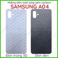 Samsung A04 / A04S / A04 core carbon skin back cover