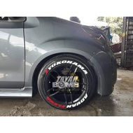 Sticker tire 3D / Tire Bomb / Tayar Bomb - (YOKOHAMA/ADVANFLEVA)