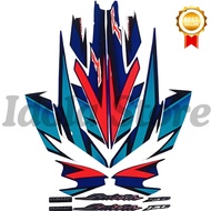 Satria F150 2007 Striping Stickers All Colors | Original 2007 Satria Motorcycle Stickers