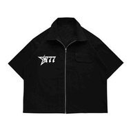 KEMEJA SWEEPSTAKE Workshirt ZIPPER SHIRT Boxy Fit 777