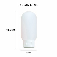 Botol Sabun Lotion Macaron Mini Travelling Botol Sabun Shampoo Cair Isi 60 Ml Botol Refill Plastik F