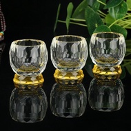Before Zen Water Supply Cup K9 Crystal Glass God of Wealth Guan Gong Zen Great Compassion Water Cup 