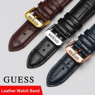 9-16Guess guess สายนาฬิกาข้อมือ หนังวัวแท้ หัวเข็มขัด 20 มม. สําหรับผู้ชาย ผู้หญิง W0247G3 W0040G3