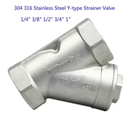 316 Stainless Steel Y-Strainer Valve 1/4''–1'' | GL11W-16P Filter for Water Oil Sewage System