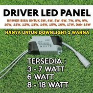 Driver Adapter / Travo Downlight Panel LED 3W Watt to 18W Watt -IBZ