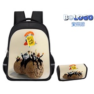 Bad Guys 2 The Bad Guys 2 Pencil Case Children Animation Peripheral Storage Pencil Case Stationery B