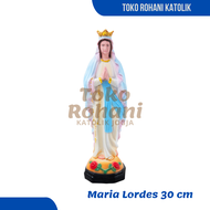 PATUNG MARIA LORDES 30 CM / PATUNG BUNDA MARIA 30 CM / PATUNG MARIA BESAR