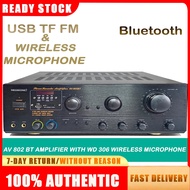 Kanaya AV802-BT Amplifier with WD 306 Wireless Microphone