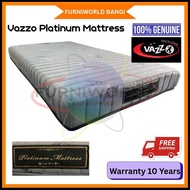 Vazzo Platinum Mattress Tilam Kain Sejuk Single 6inch 10inch High Density Foam