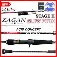 24"Zen Zagan Slow Pitch Stage II Overhead Slow Jigging Rod (free gift 🎁 Metal Jig 2pcs)