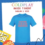 Basic Tshirt Adult Coldplay 2023 Merchandise
