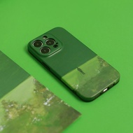 原創 日系插畫發光女孩iPhone全包手機殼情侶