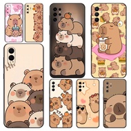 for Samsung A07 A17 A56 A36 A26 S25 Fe Edge Plus Ultra Cute animal animation Capybara t.5 TPU Silico
