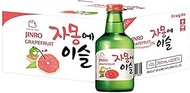 Jinro Soju Grapefruit Spirit 20 Bottles Case, Grapefruit, 7200ml