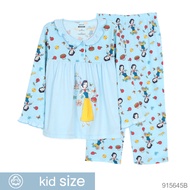 Josilins ชุดนอน เด็กหญิง ป้าย momoji ลิขสิทธิ์ ดิสนีย์ Disney Princess เจ้าหญิง เสื้อแขนยาว ขายาว ผ้