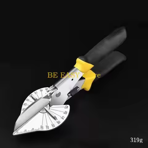 E28F 45-135/22.5-45 Degree Multi Angle Corner Scissors Mitre Wall Panel Wire Slot Cutter Plastic Pip