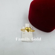 Family Gold 916 Gold Love Ring R248