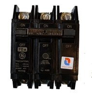 70A Circuit Breaker 3 Pole Three Phase Bolt-on TQC ( GE)