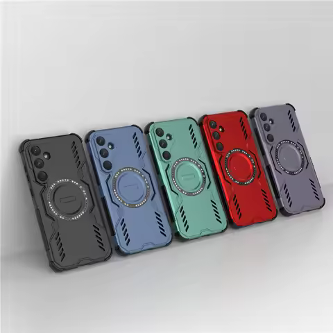 For Samsung Galaxy A55 Case Samsung A55 5G Cover Heat Dissipation Magnetic Bumper Protective Phone C