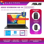 Asus VivoBook Go 14 E1404G-ANK325WMS 14'' FHD Laptop Mixed Black(i3-N305,8GB,512GB SSD,Intel,W11,HS)
