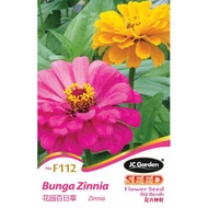 F112 JC Garden Flower Seed Bunga Zinnia 百日草 Zinnia