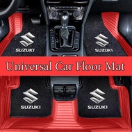 เสื่อปูพื้นกันลื่นไม่มีกลิ่นผ้าสักหลาด4ชิ้นสำหรับรถยนต์ Suzuki SX-4 Wagon Vitara Presso Ertiga APV A