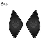 For  Alphard 40 Series 2023+ Stainless Steel  Middle Door Loudspeaker Cover Interior Parts Accessories Black