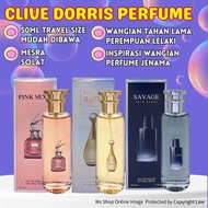 50ML Clive Dorris Perfume Edp Unisex | Minyak Wangi Clive Dorris Tahan Lama Perempuan Lelaki Inspire