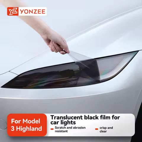 YZ For Tesla Model 3 Highland Headlight Tinting Protection Film Taillight Blackened Wrapping Car Pre