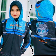 Jaket Rollingspeed X Total Kings FullBlack Bahan Jersey Tebal Gratis Stiker