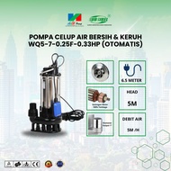 (SUBSIBLE) AUTOMATIC CLEAN & WATER SUBMERSIBLE PUMP - WQ5-7-0.25F-0.33HP OUTPUT 1 INCH