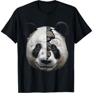 Panda Illustration Animal Art Panda Graphic Portrait Panda T-Shirt