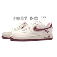NK AF 1 '07 AF1 Cherry Cream with Pink Casual Sneaker Shoes for women & men