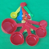 5 Sets Of Kitchen And Measuring Cups Ranging From 1 Oz-8 1/8 cop To 1 cup. Measure The Ingredients I