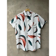 KEMEJA 5heln man floral shirt XL