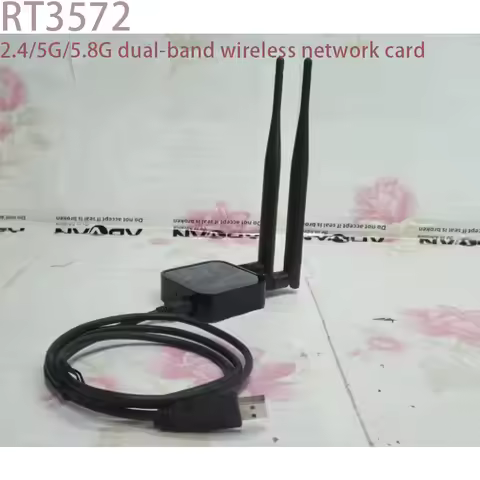 RT3572 2.4GHz & 5.0GHz 600Mbps Dual-Band WiFi Adapter with Internal Antenna for SamSung TV Windows 7