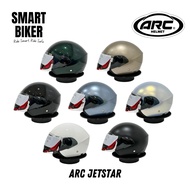 ARC Jetstar Helmet Half Steng 100% Original Motorcycle SIRIM Approved JPJ Lulus