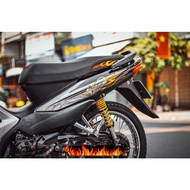 Tem rời Wave S 110 lửa bạc đen HOT 2025