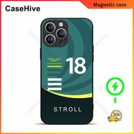 AMR24 Lance Stroll Phone Case for iPhone 17 Pro Max / iPhone 16 Pro Max / 15 Pro Max / 13 / Samsung 