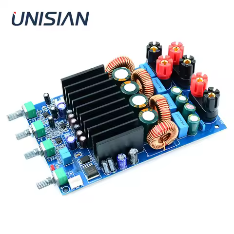 UNISIAN TAS5630 2.1 Audio Amplifier Board 2X150W+300W Digtial 2.1 channels Class D High power Amplif