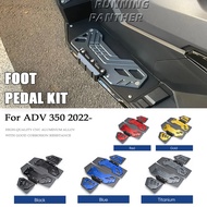 ADV 350 2025 NEW Motorcycle Footrest Foot Pads Pedal Plate Pedals Accessories Fit For HONDA ADV-350 