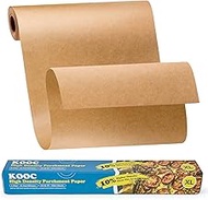 KOOC Extra Wide Parchment Paper, 72ft*15in(90 Sq.Ft), Baking Pan Liner for Kitchen, High Temperature
