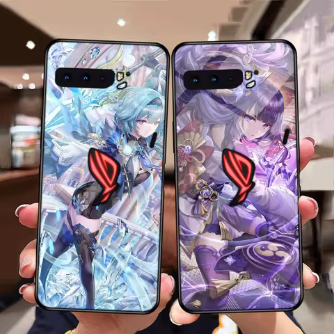 For Asus ROG 3 Case Tempered Glass Back Cover For ROG 9 8 7 5 5S 3 Glass Case For ROG Phone 3 Protec