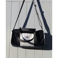 Mini Duffel Black Gray​ Cylinder Cloth Bag-Pillow Shape ​