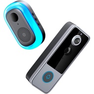 JXJXJX Smart WiFi Doorbell Camera 2025 – AI-Powered Security with 24/7 Real-Time Alerts, Full-Color 