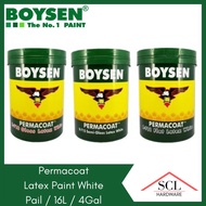 BOYSEN Permacoat Latex (Flat, Gloss, Semi-Gloss) 16 Liters / 4 Gallon / 1 Pail