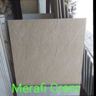 granit lantai merafi cream 60×60 by indogres texture kasar